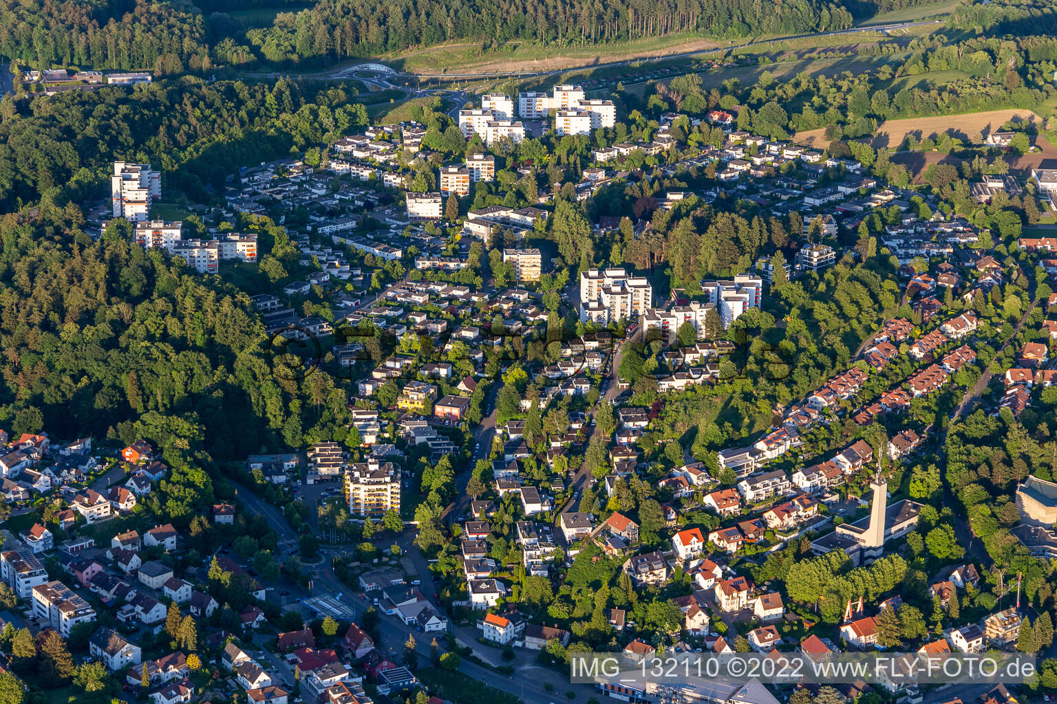 Luftbild von Überlingen im Bundesland Baden-Württemberg, Deutschland