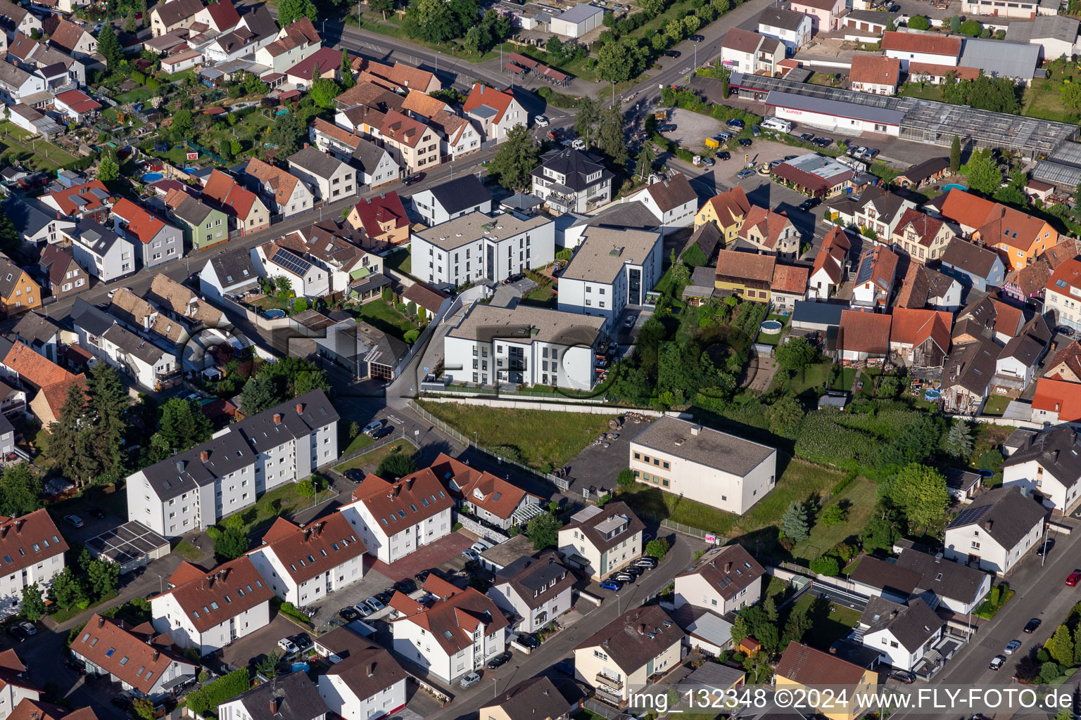 Beethovenring in Rülzheim im Bundesland Rheinland-Pfalz, Deutschland