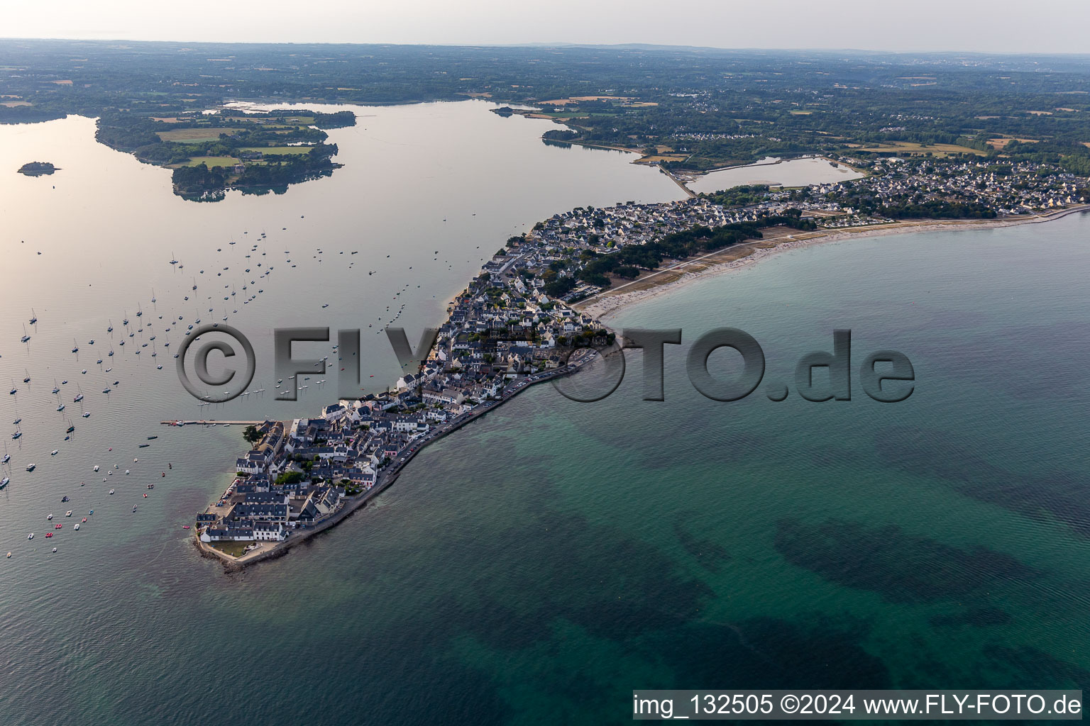 Halpinsel Île-Tudy in der Bretagne im Bundesland Finistère, Frankreich