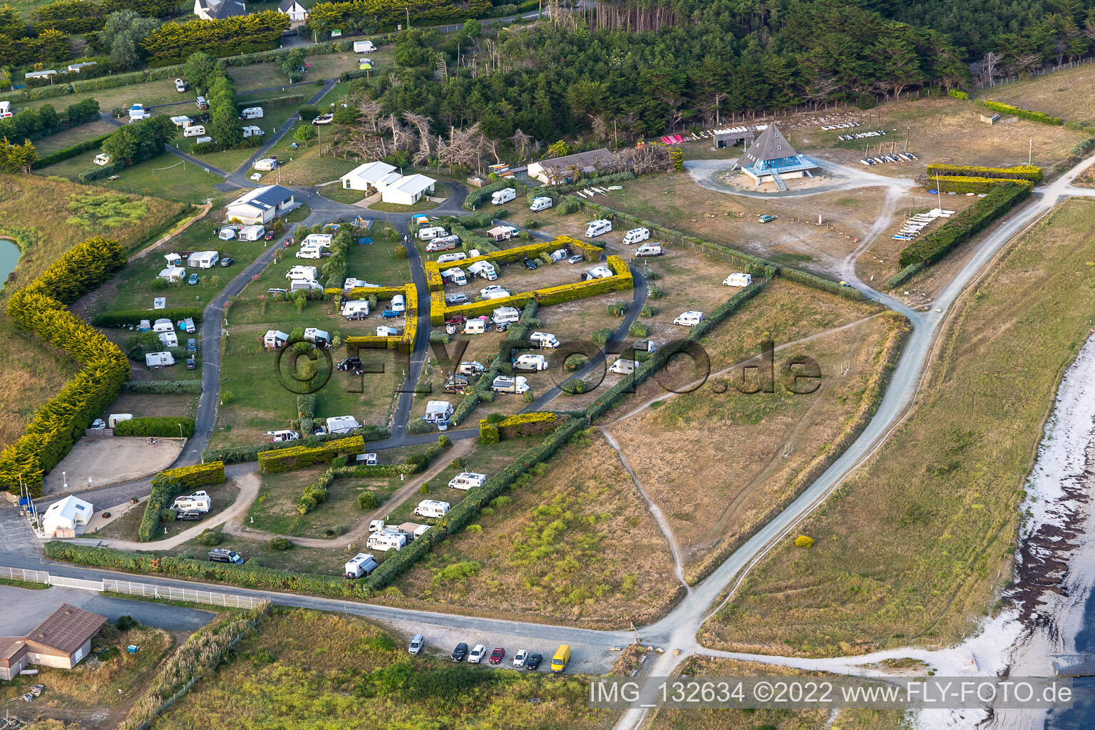 Camping Municipal Toul Ar Ster in Penmarch im Bundesland Finistère, Frankreich