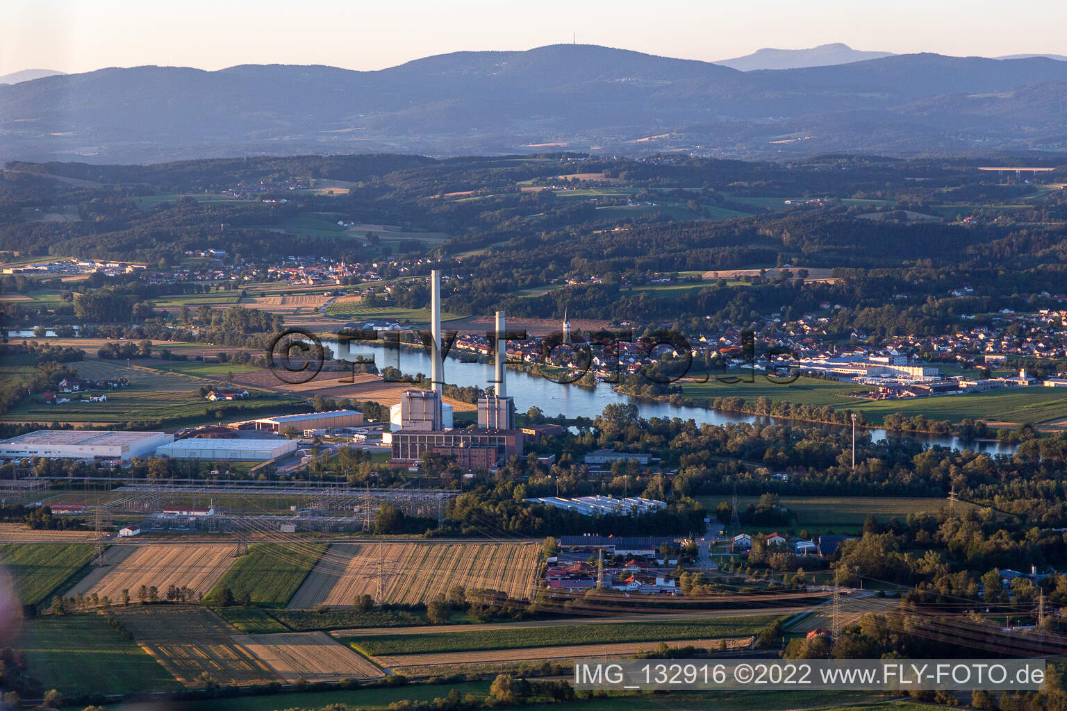 GI Kraftwerksgelände Pleinting in Vilshofen an der Donau im Bundesland Bayern, Deutschland