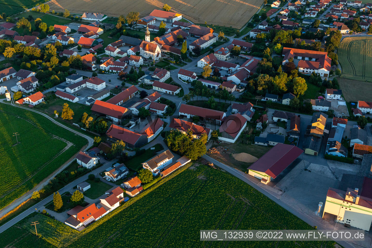 Luftaufnahme von Buchhofen im Bundesland Bayern, Deutschland