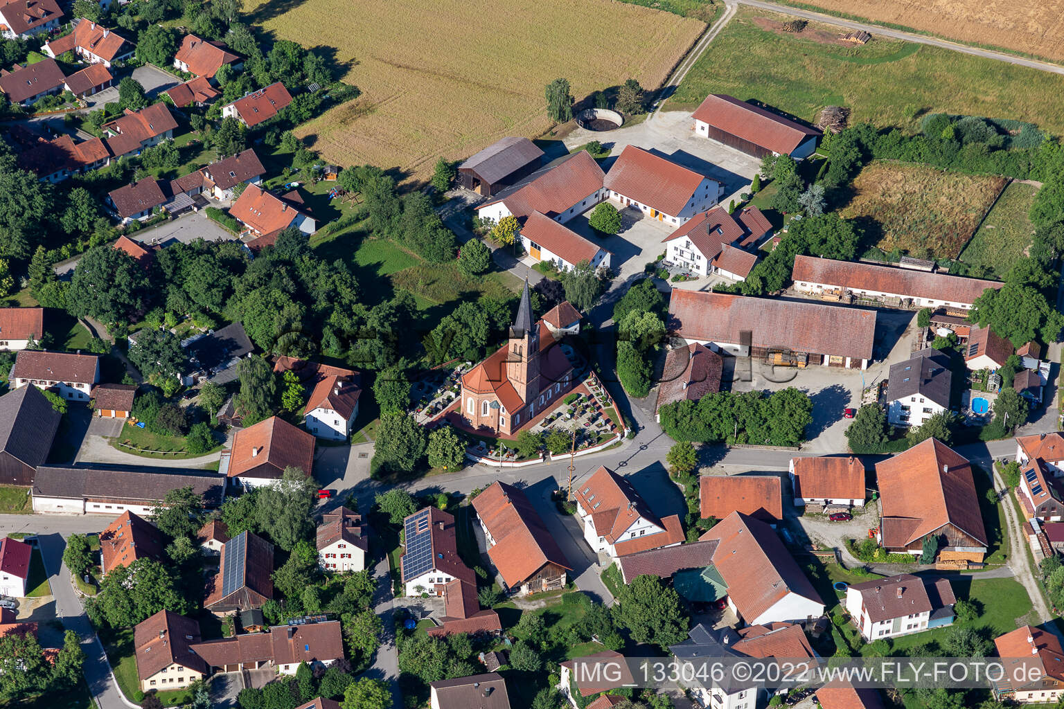 Luftbild von Kumhausen im Bundesland Bayern, Deutschland