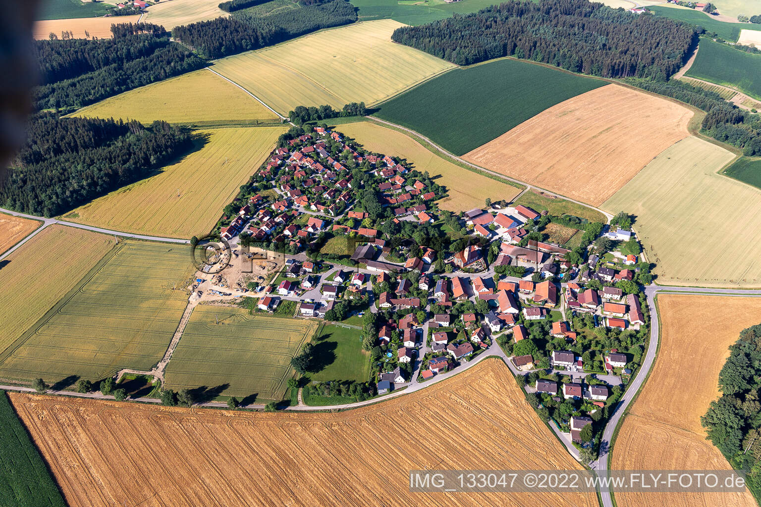 Luftaufnahme von Kumhausen im Bundesland Bayern, Deutschland