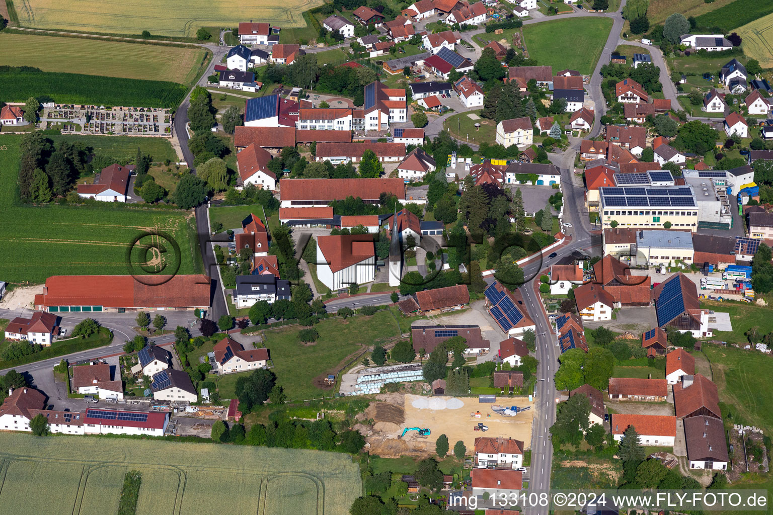 Ortsteil Obergambach in Hohenthann im Bundesland Bayern, Deutschland