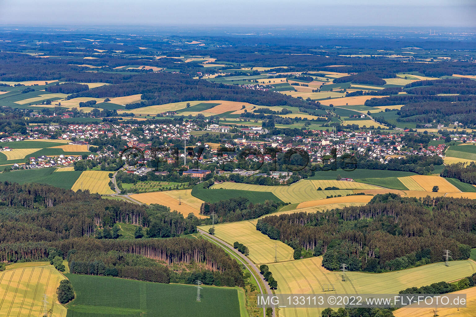 Luftbild von Rottenburg an der Laaber im Bundesland Bayern, Deutschland