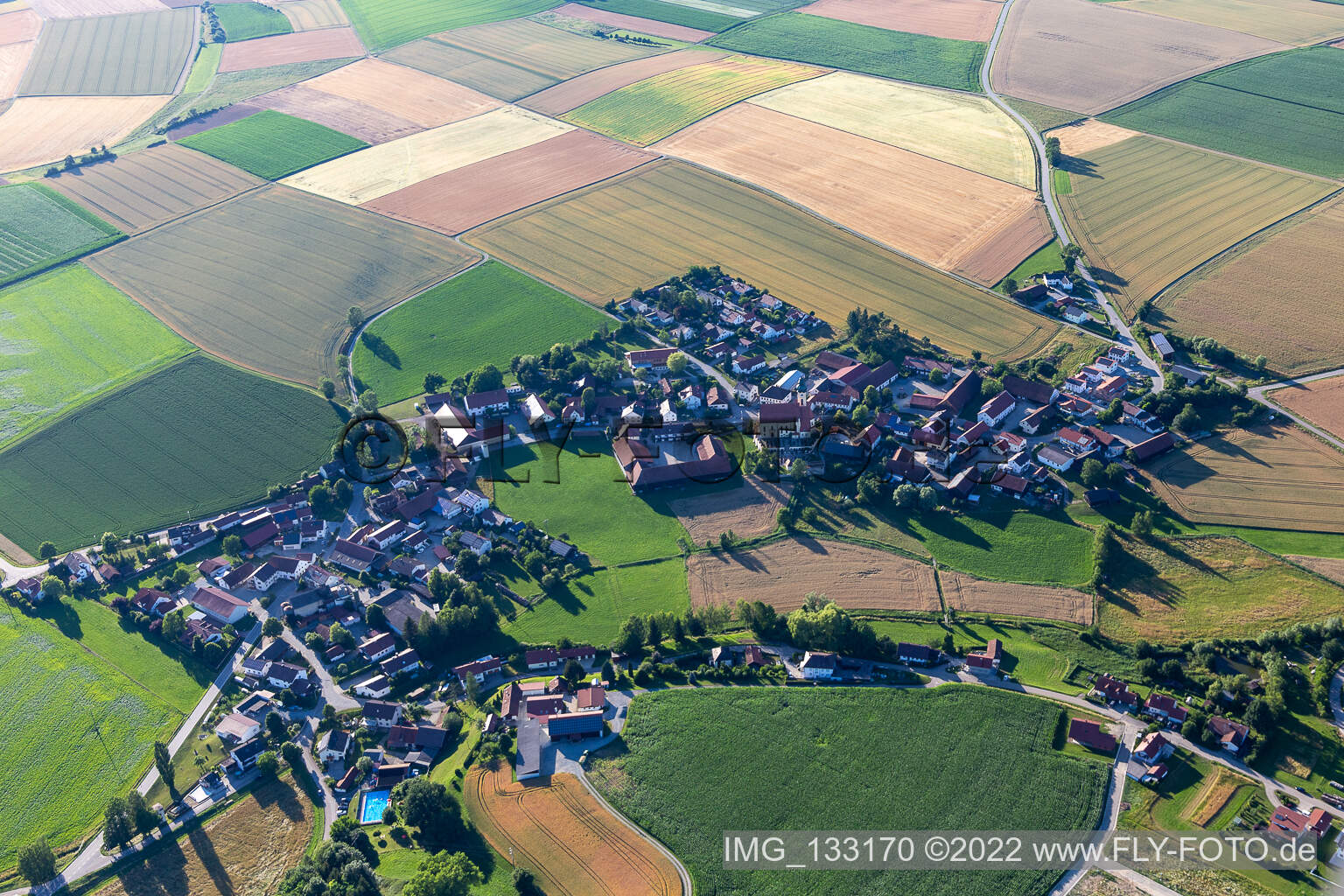 Luftbild von Hailing in Leiblfing im Bundesland Bayern, Deutschland