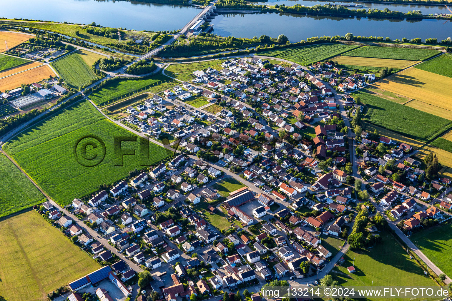 Ortsteil Kagers in Straubing im Bundesland Bayern, Deutschland