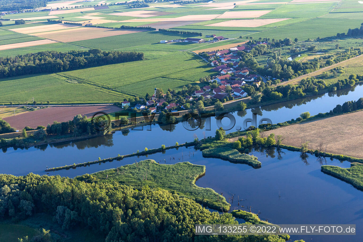 Luftbild von Gmünd in Pfatter im Bundesland Bayern, Deutschland