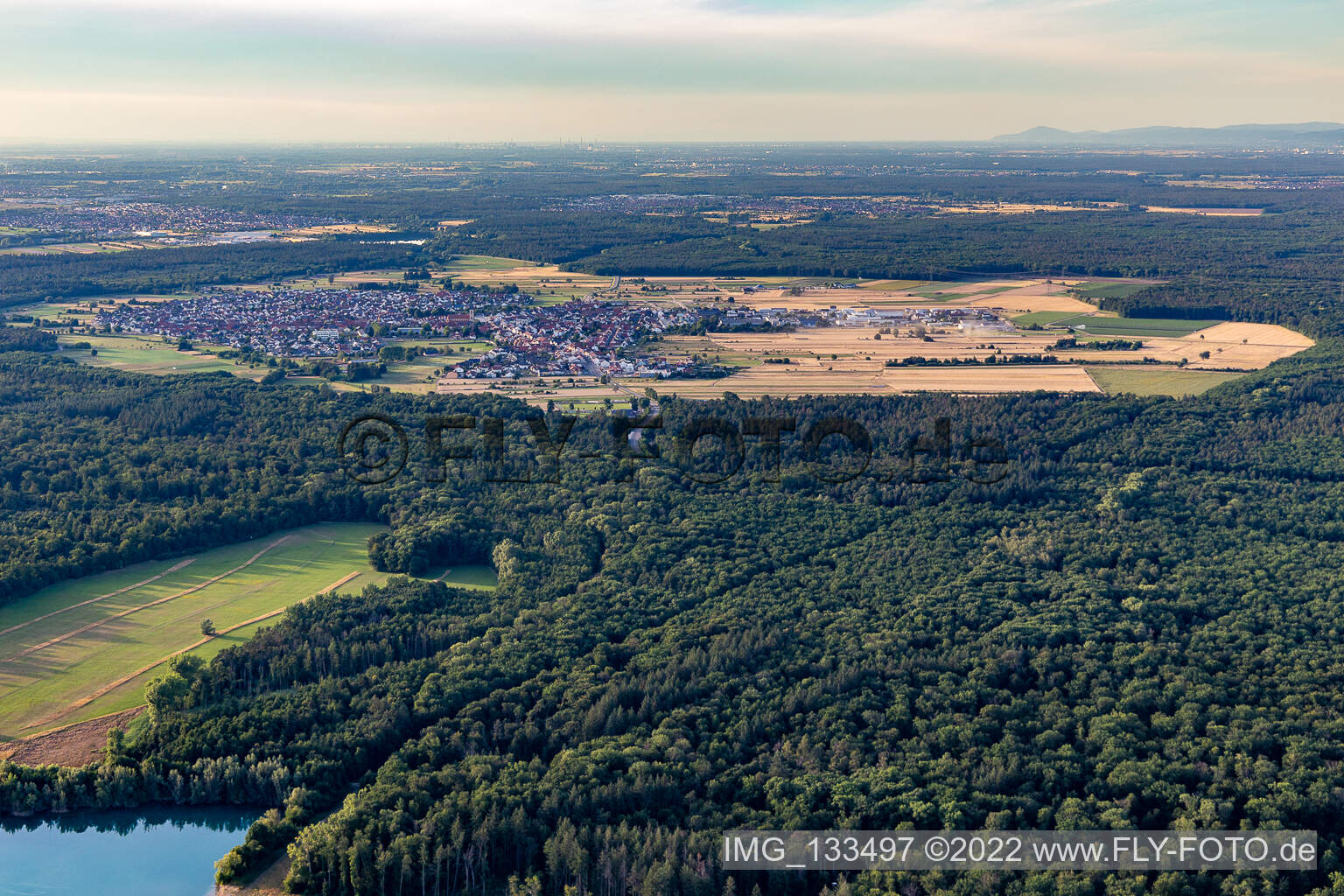 Luftbild von Hambrücken im Bundesland Baden-Württemberg, Deutschland