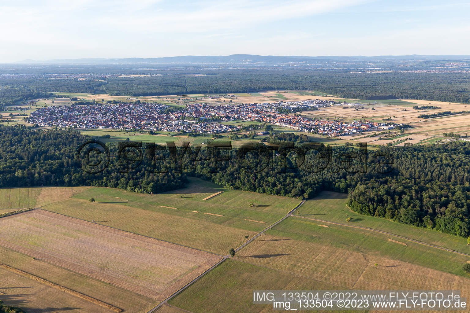 Luftaufnahme von Hambrücken im Bundesland Baden-Württemberg, Deutschland