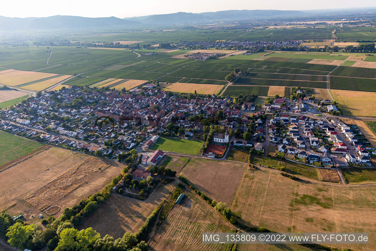 Altdorf im Bundesland Rheinland-Pfalz, Deutschland von einer Drohne aus