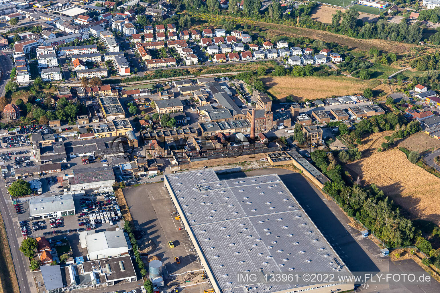 Luftbild von Industriehof Speyer im Bundesland Rheinland-Pfalz, Deutschland