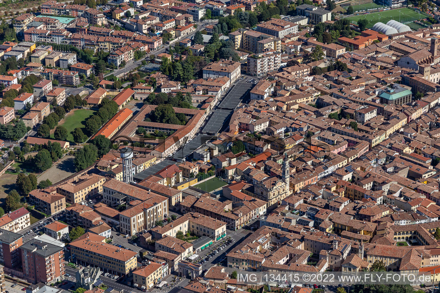 Mercato Coperto, Via Giuseppe Verdi in Crema im Bundesland Cremona, Italien