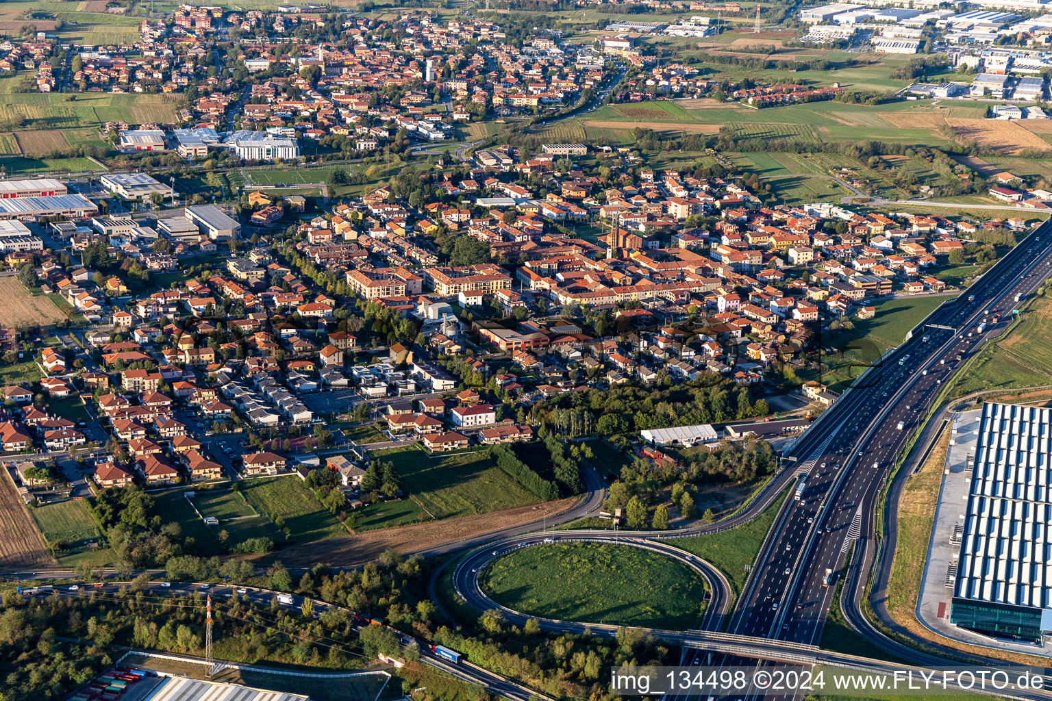 Grezzago im Bundesland Lombardei, Italien