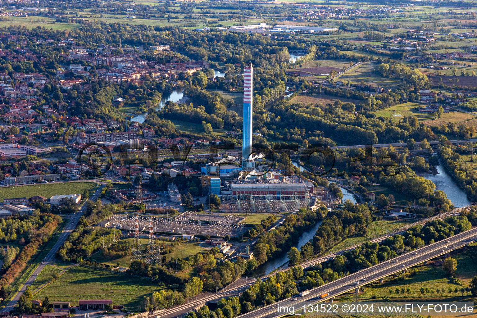 A2A (Centrale Termoelettrica in Cassano d’Adda im Bundesland Lombardei, Italien