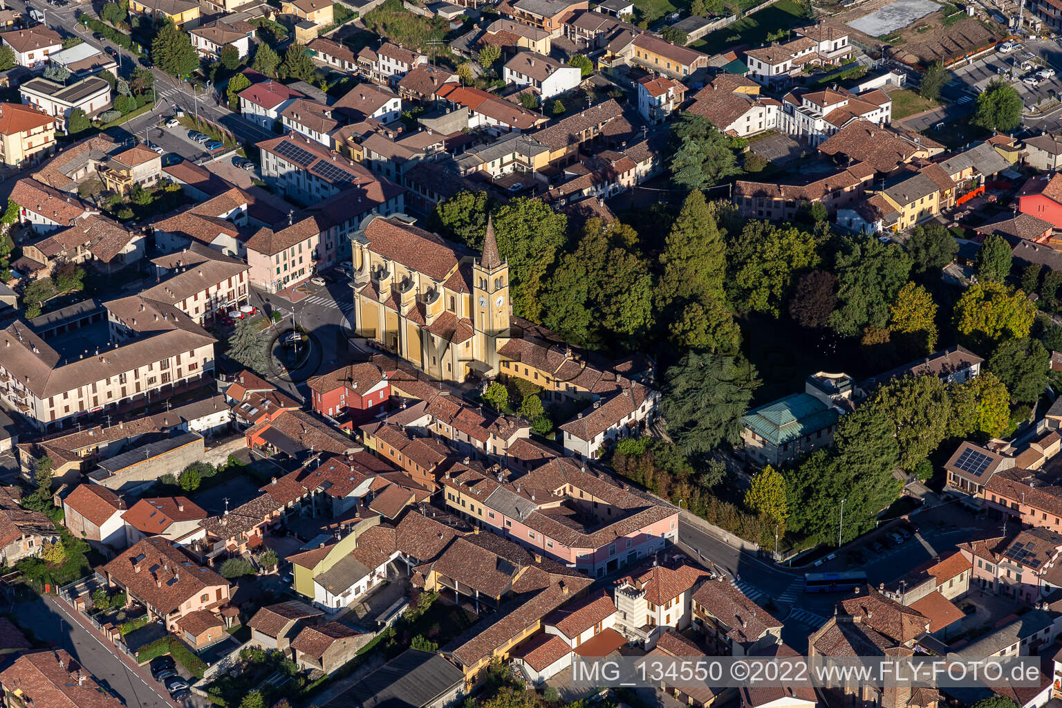 Parrocchia Di San Vittore Martire in Agnadello im Bundesland Cremona, Italien