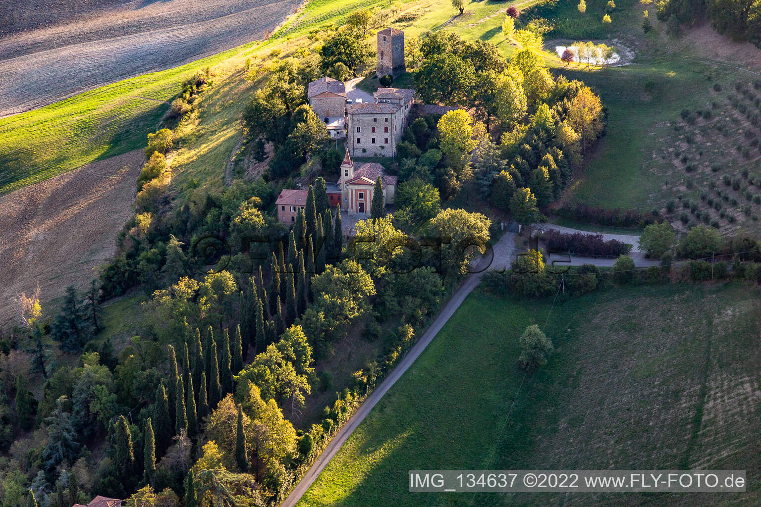 Castello di Nirano in Fiorano Modenese im Bundesland Modena, Italien
