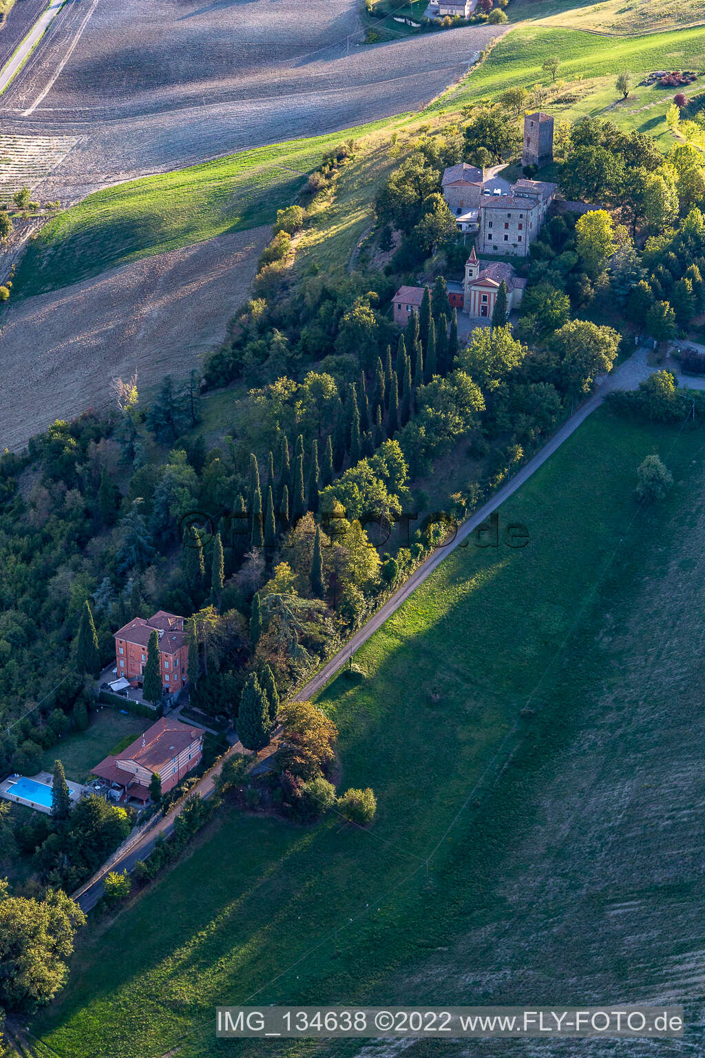 Castello di Nirano, Villa Nirano in Fiorano Modenese im Bundesland Modena, Italien