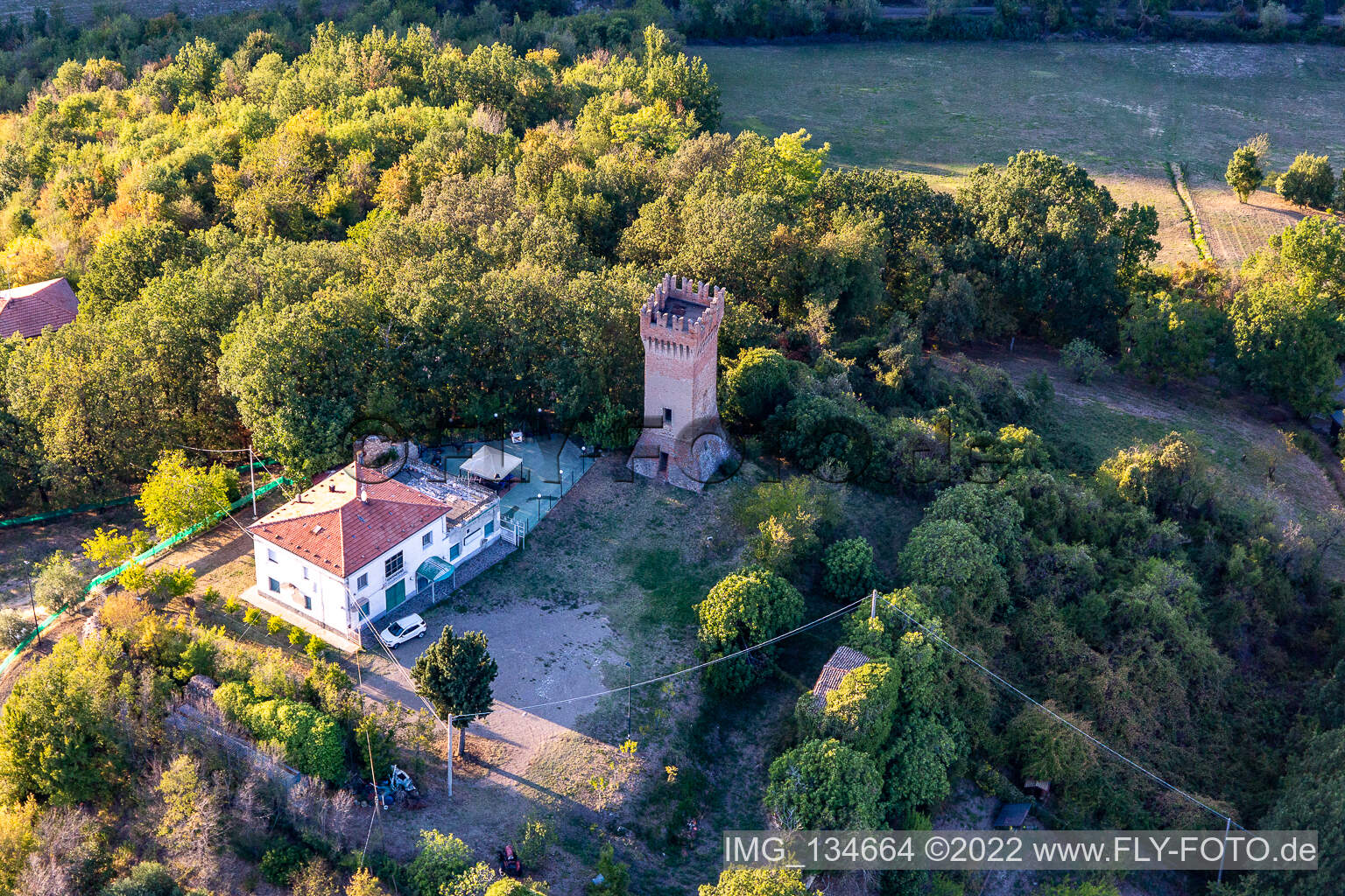 Castello di Dinazzano in Casalgrande im Bundesland Reggio Emilia, Italien