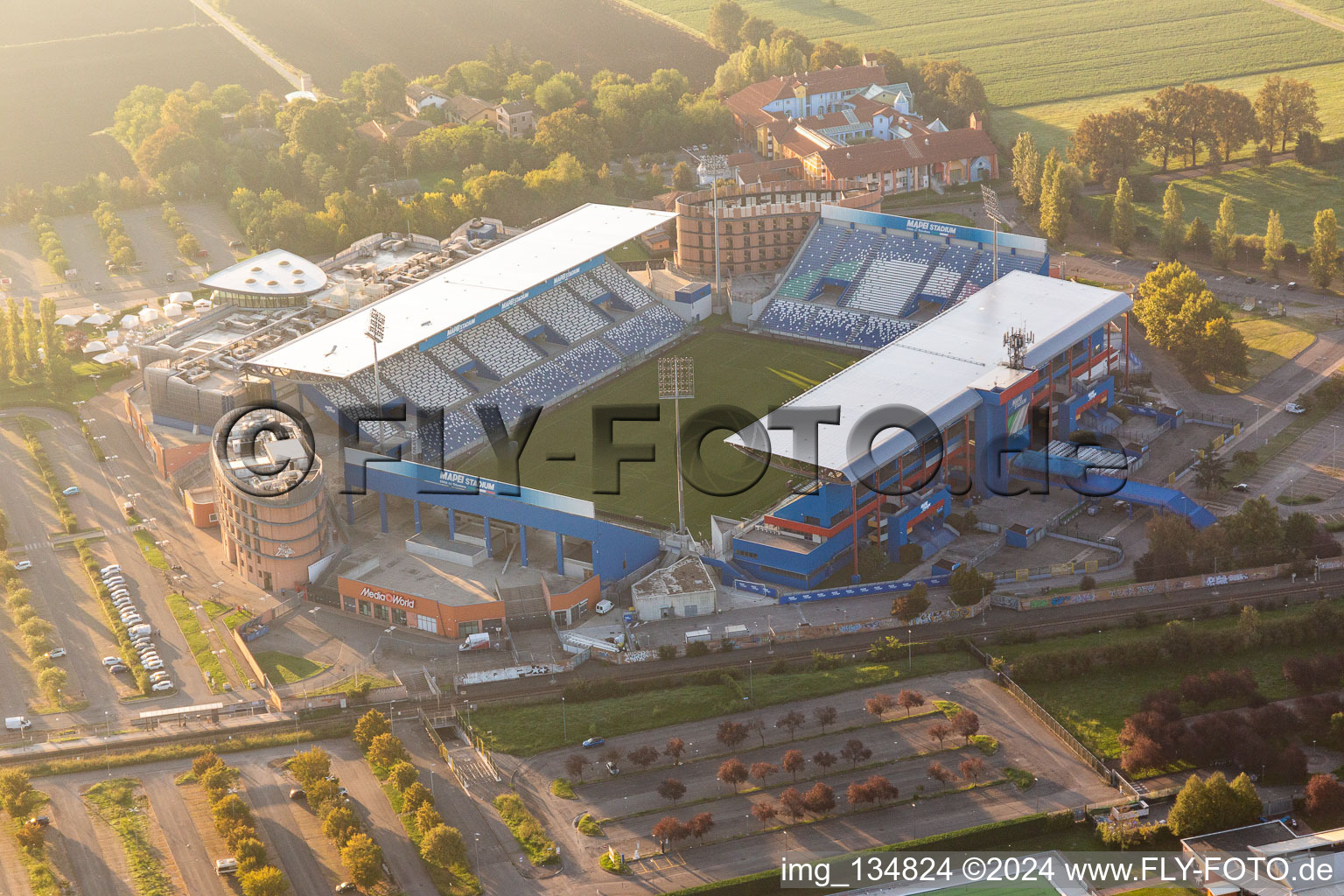 MAPEI Stadium – Città del Tricolore in Reggio nell’Emilia im Bundesland Reggio Emilia, Italien