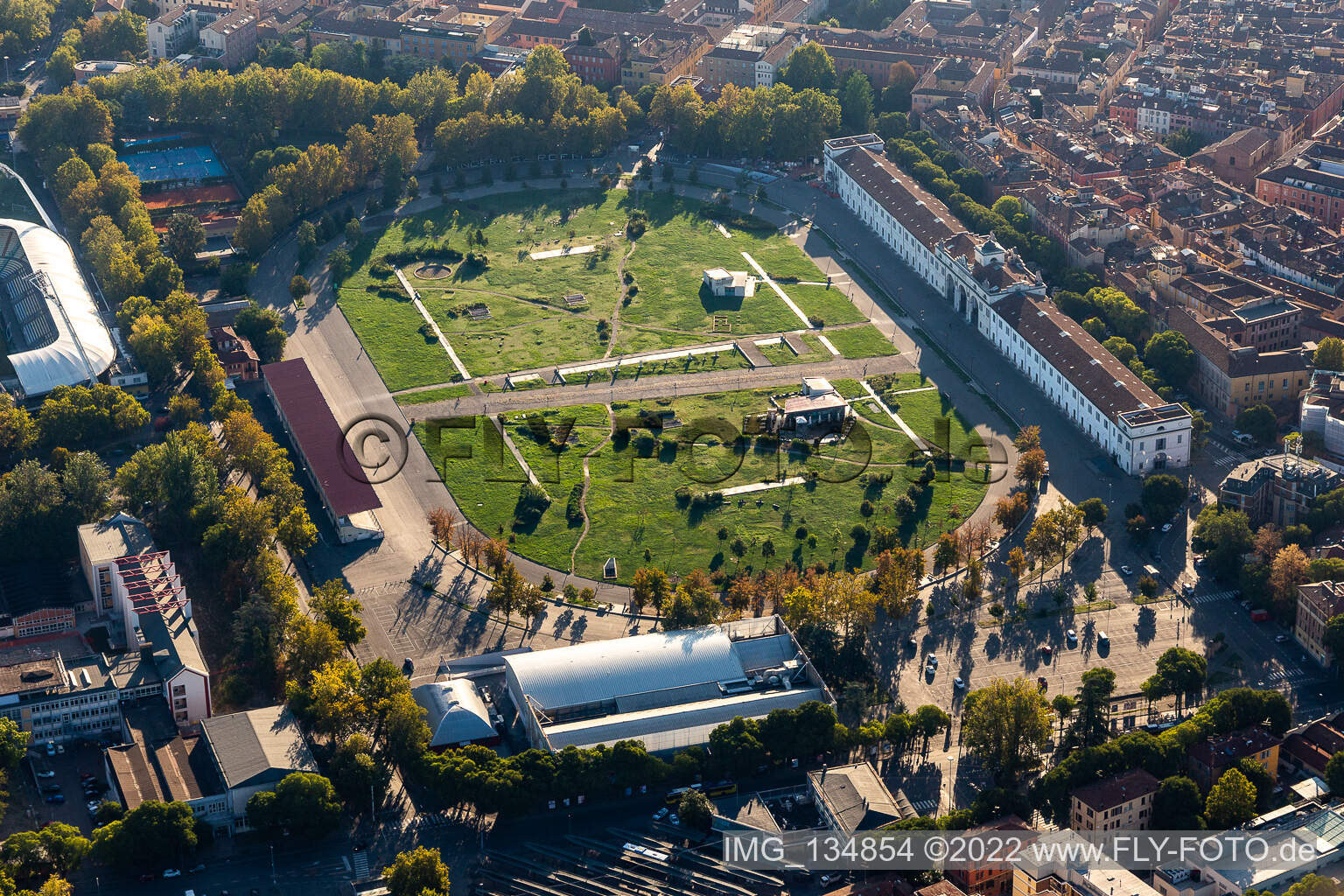 Parco archeologico Novi Ark in Modena, Italien