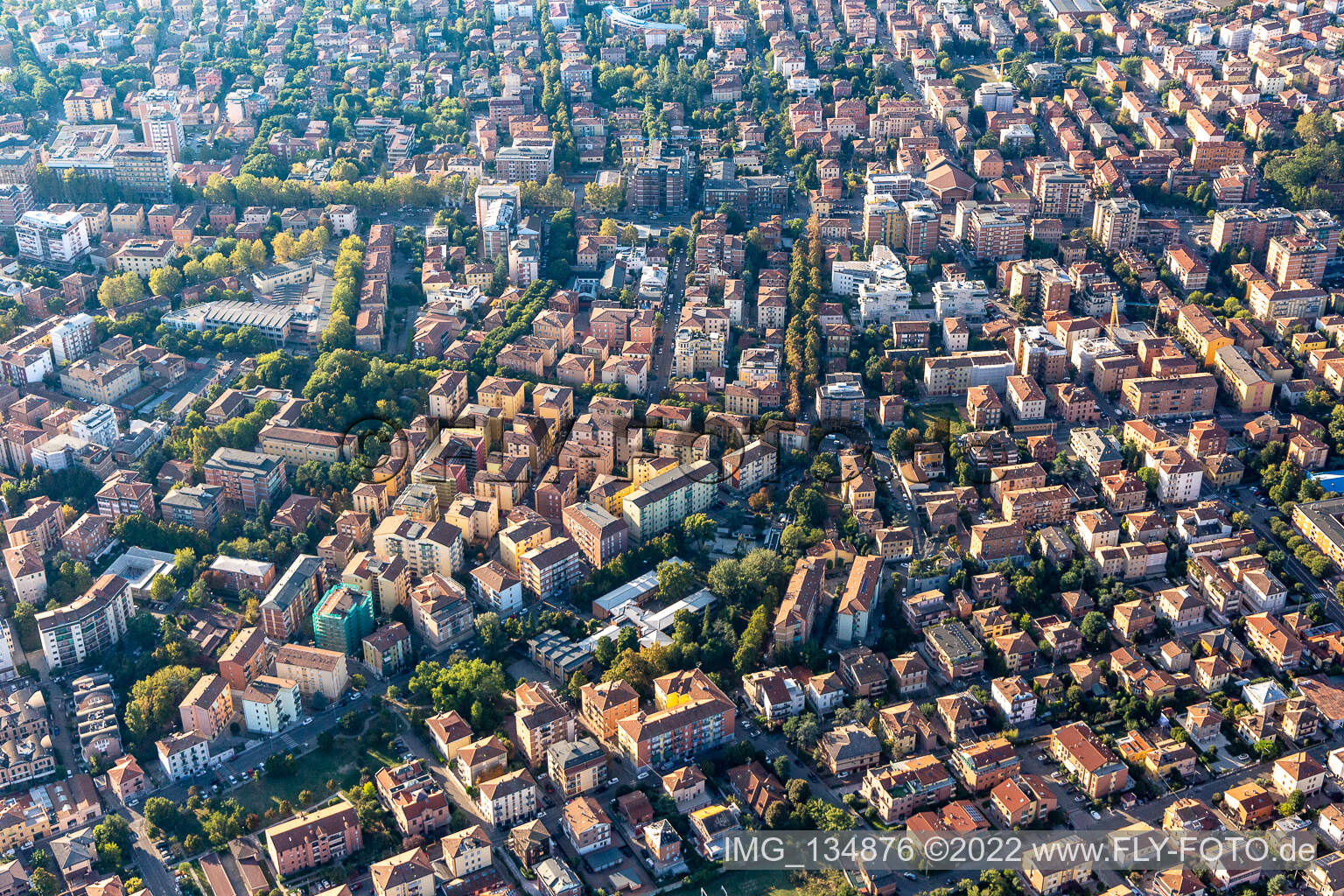 Luftbild von Modena, Italien