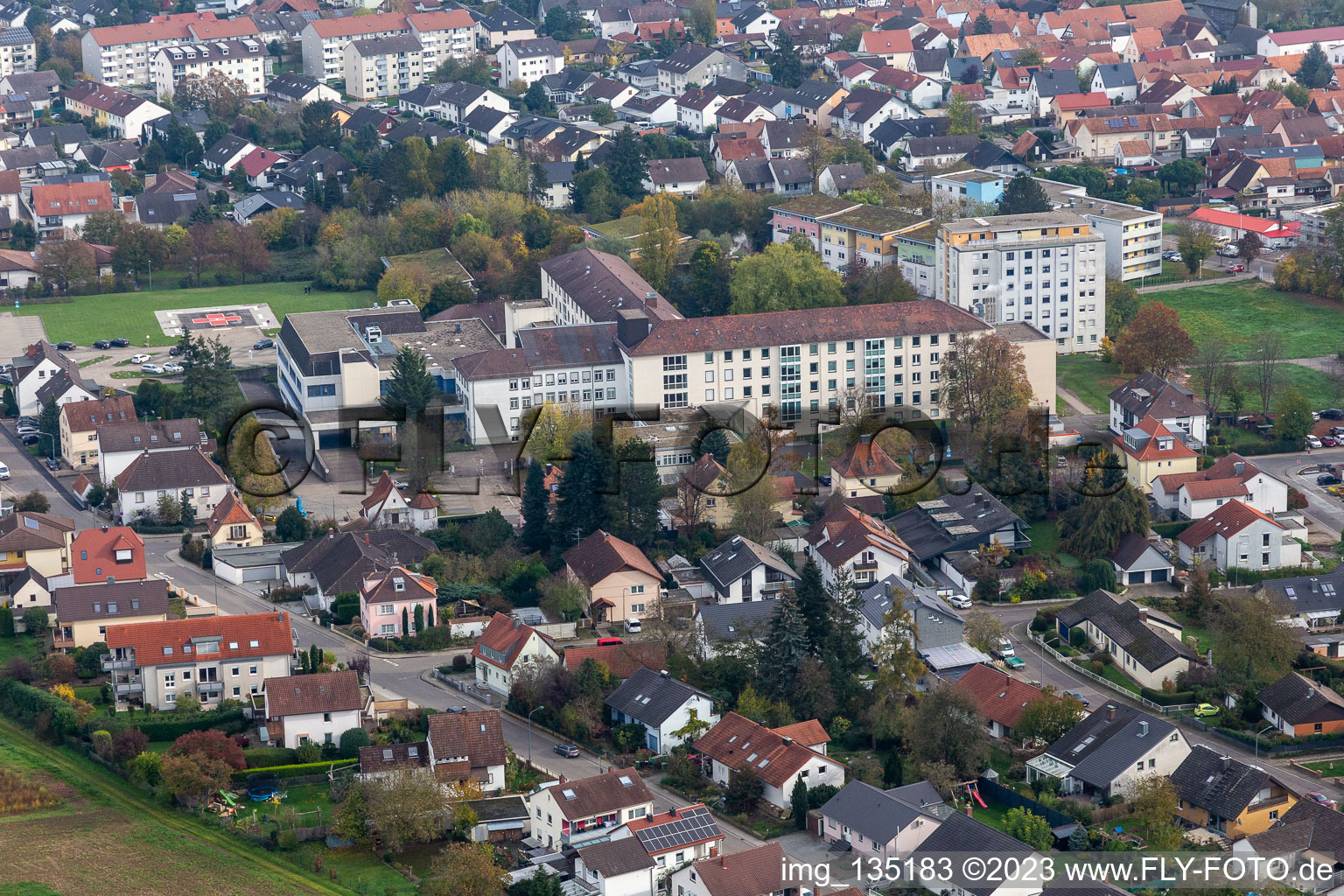 Asklepius Krankenhaus in Kandel im Bundesland Rheinland-Pfalz, Deutschland