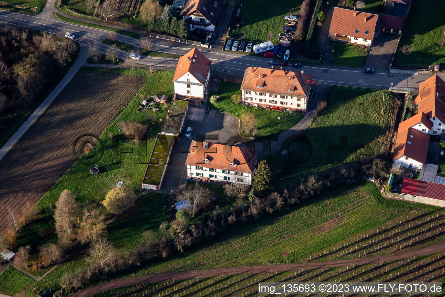 Luftaufnahme von Schweighofen im Bundesland Rheinland-Pfalz, Deutschland