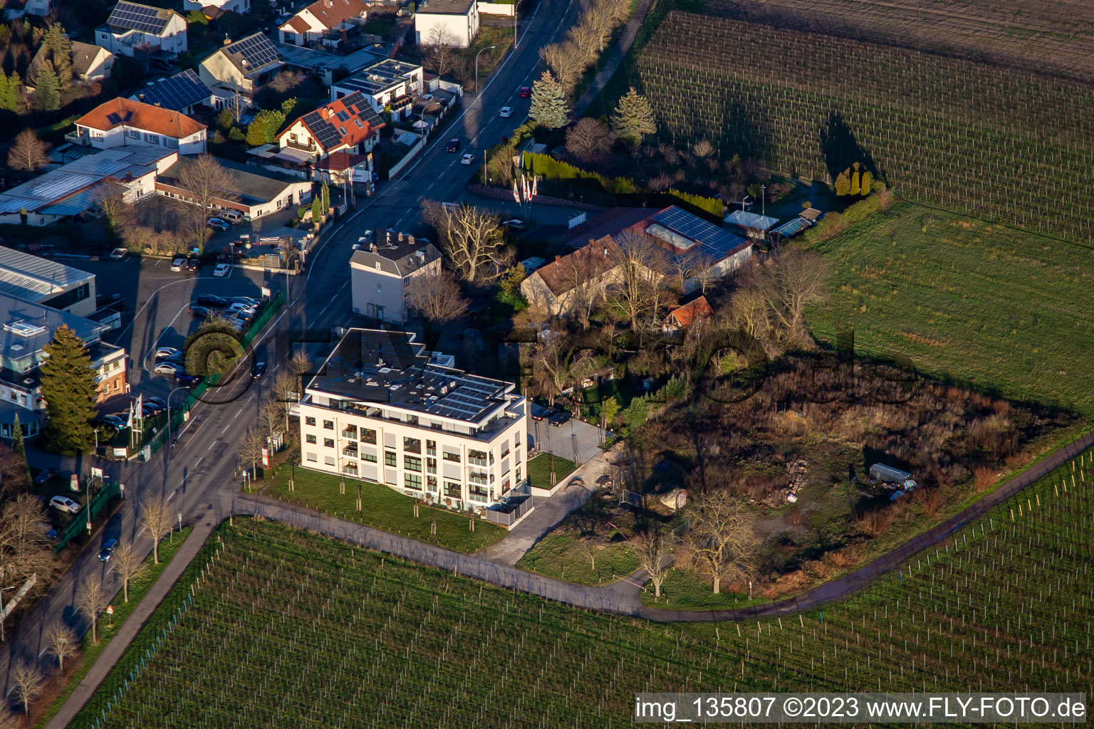 Luftbild von Wollmesheimer Höhe in Landau in der Pfalz im Bundesland Rheinland-Pfalz, Deutschland