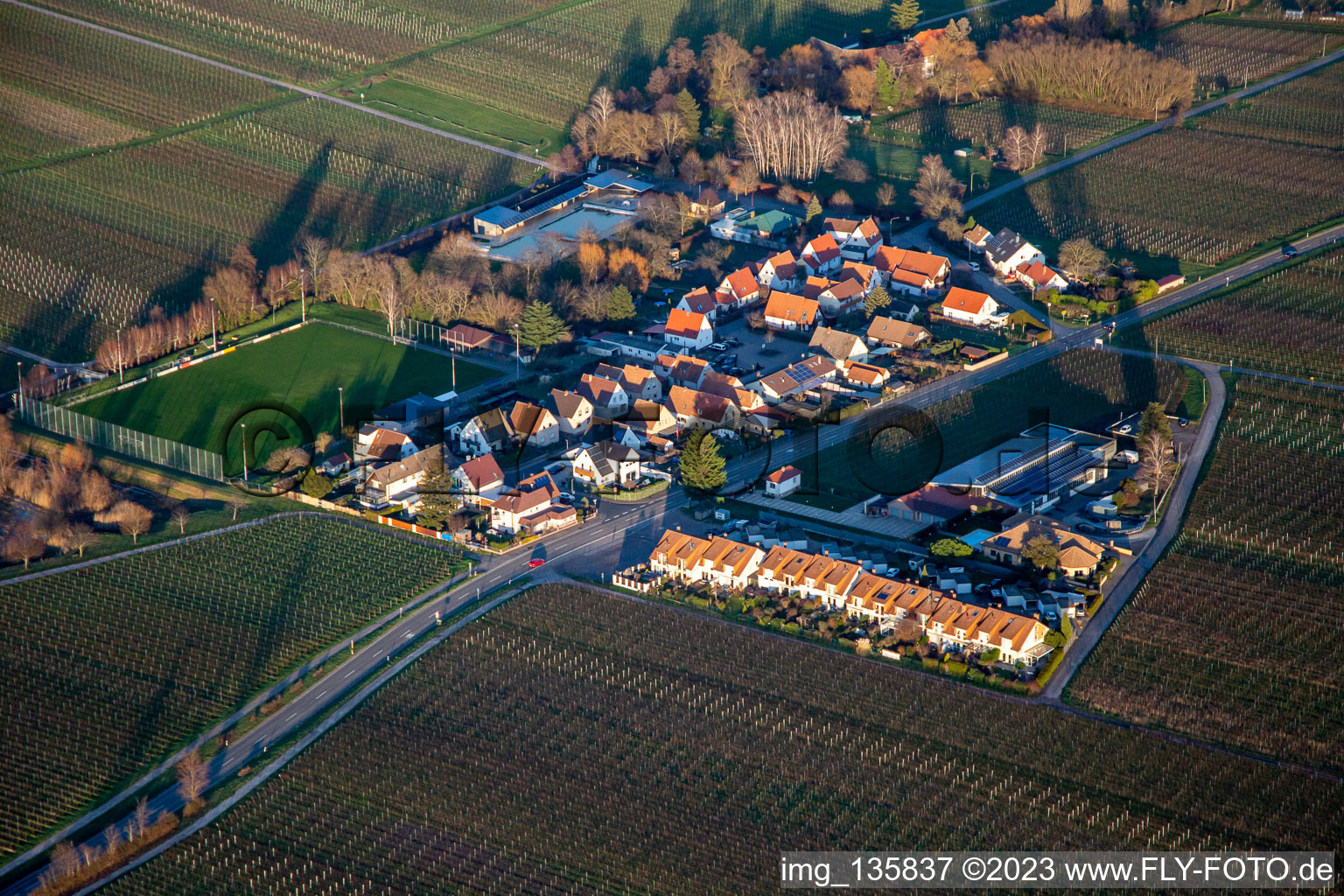 Leonhard-Eckel-Siedlung in Edesheim im Bundesland Rheinland-Pfalz, Deutschland