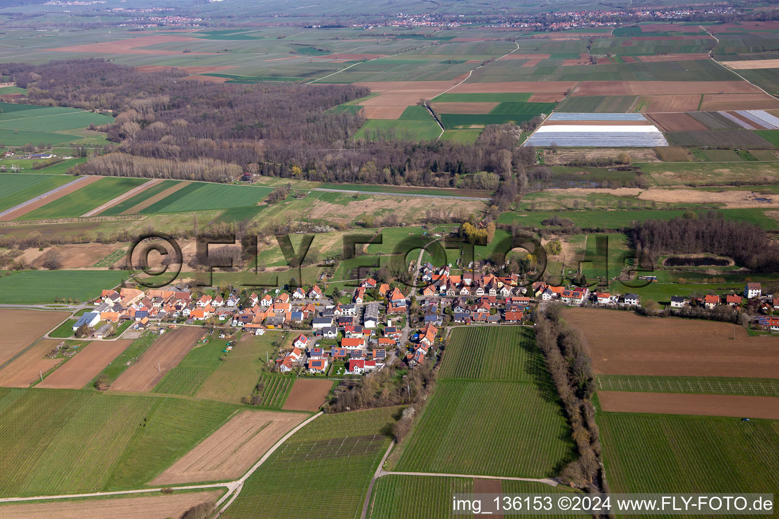 Luftbild von Von Süden in Hergersweiler im Bundesland Rheinland-Pfalz, Deutschland