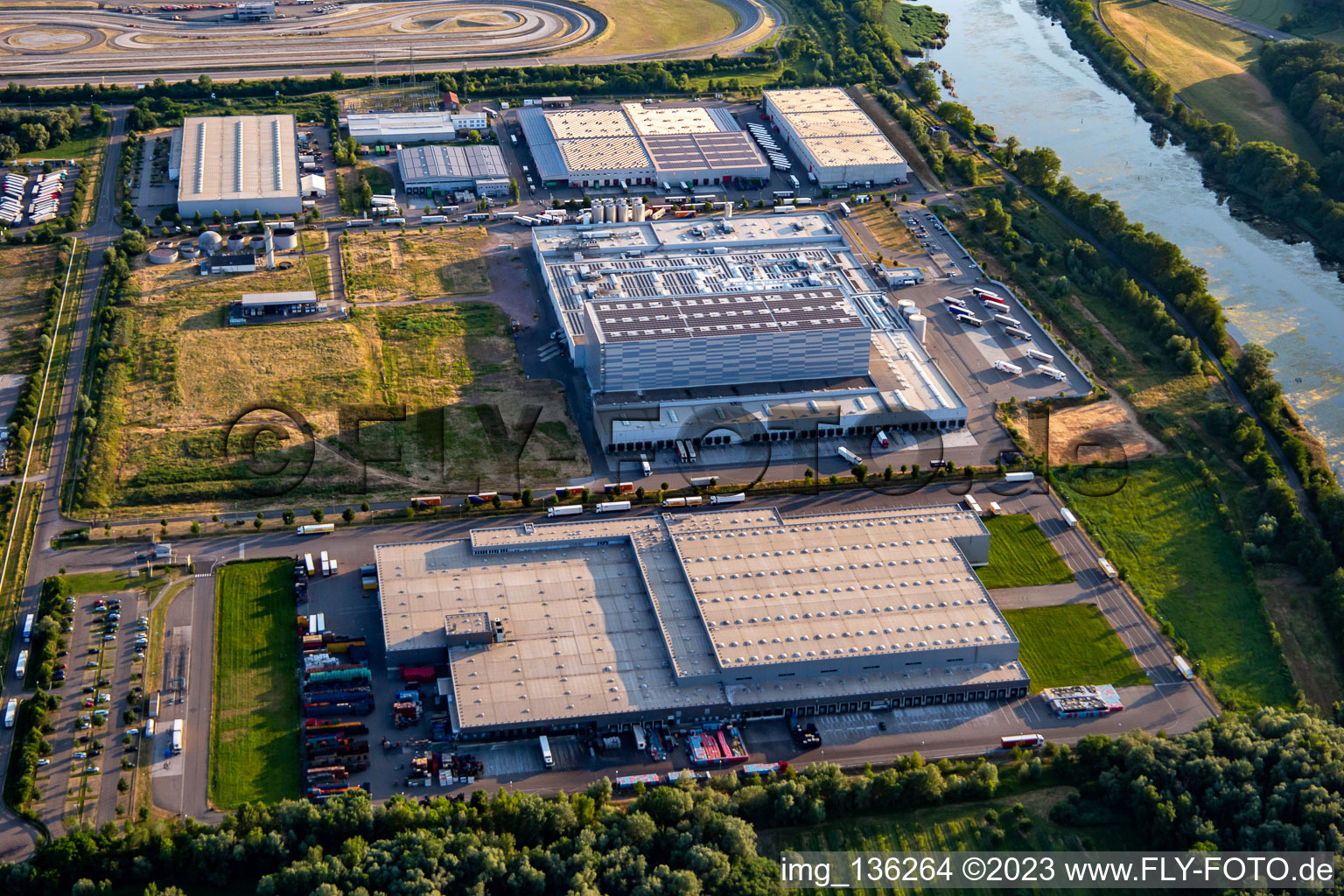 Luftbild von MEG Wörth am Rhein GmbH im Bundesland Rheinland-Pfalz, Deutschland