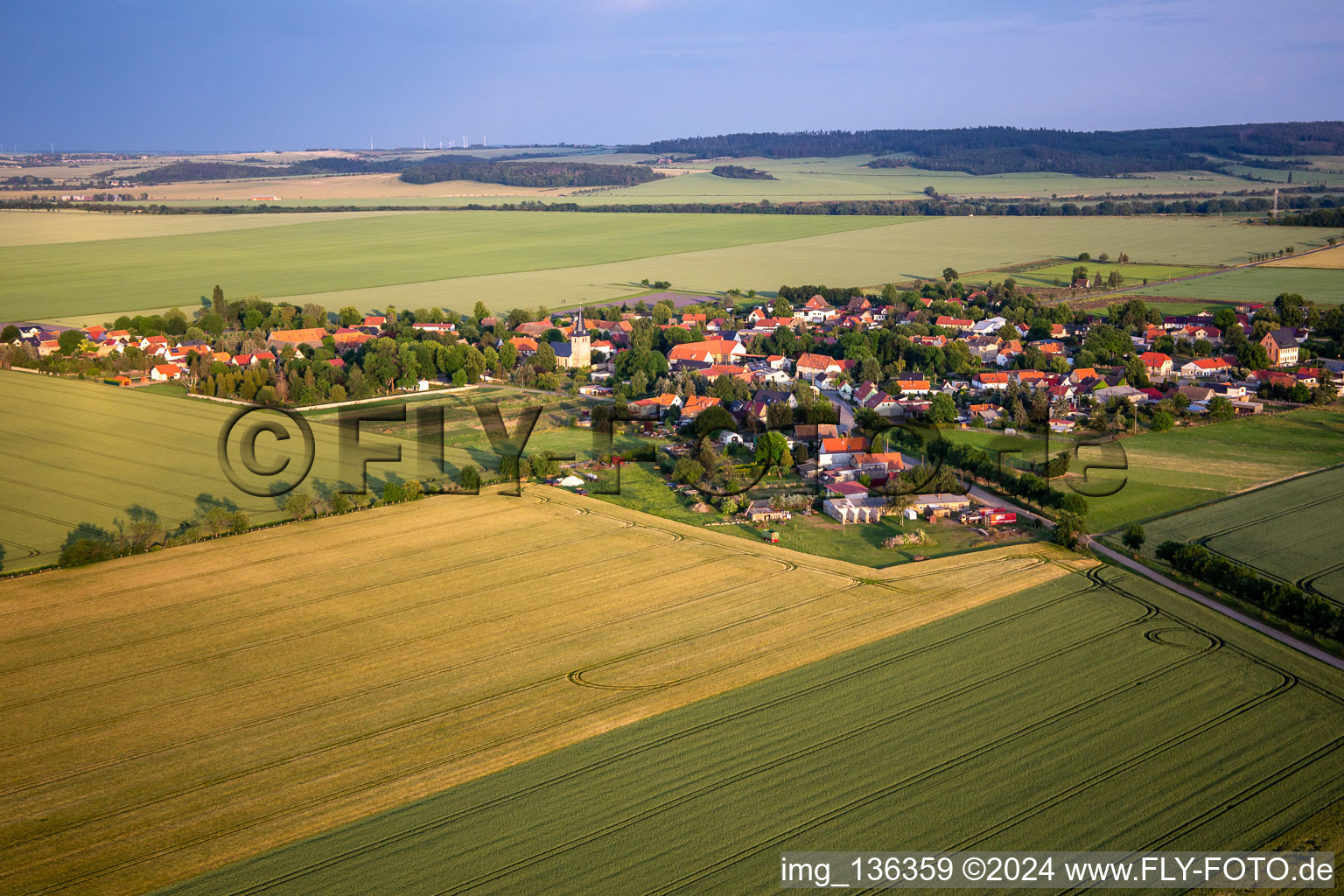 Ortsteil Radisleben in Ballenstedt im Bundesland Sachsen-Anhalt, Deutschland