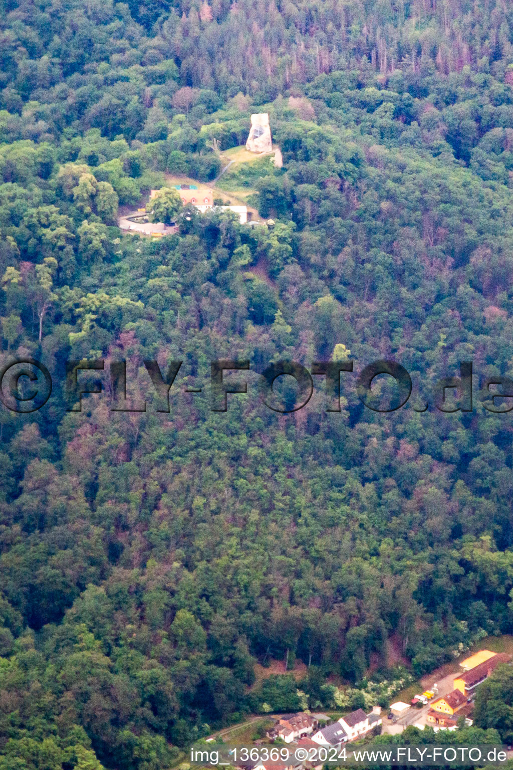 Burgruine Große Lauenburg im Ortsteil Stecklenberg in Thale im Bundesland Sachsen-Anhalt, Deutschland