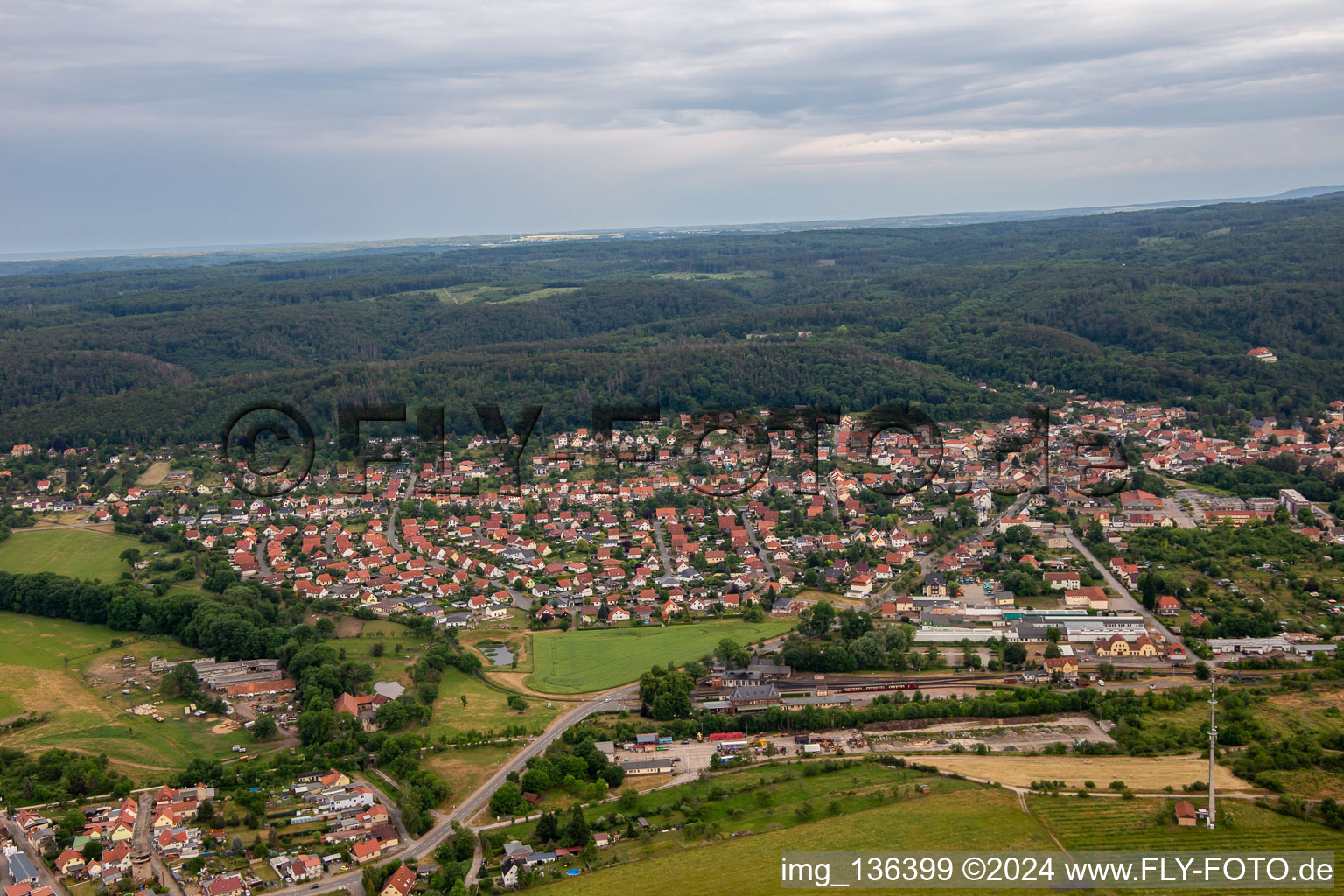 Bahnhof Gernrode in Quedlinburg im Bundesland Sachsen-Anhalt, Deutschland