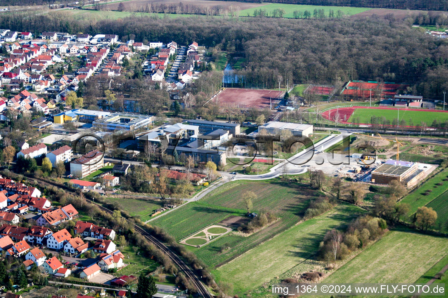 Kandel Schul- und Sportzentrum im Bundesland Rheinland-Pfalz, Deutschland