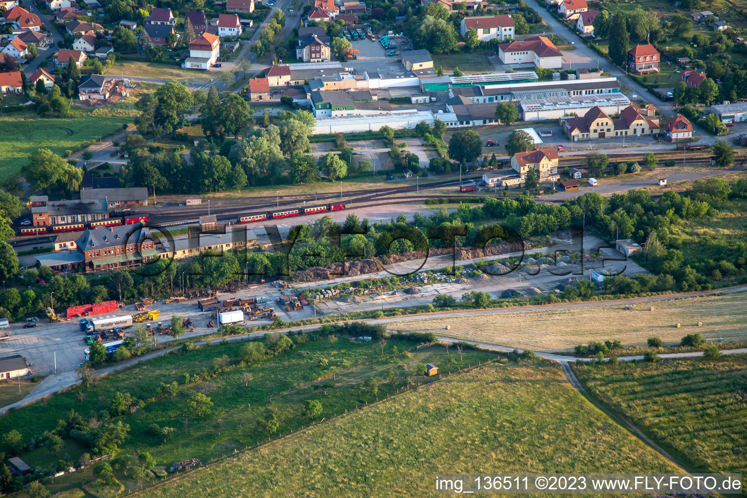 Bahnhof des Freundeskreis Selketalbahn e. V im Ortsteil Gernrode in Quedlinburg im Bundesland Sachsen-Anhalt, Deutschland