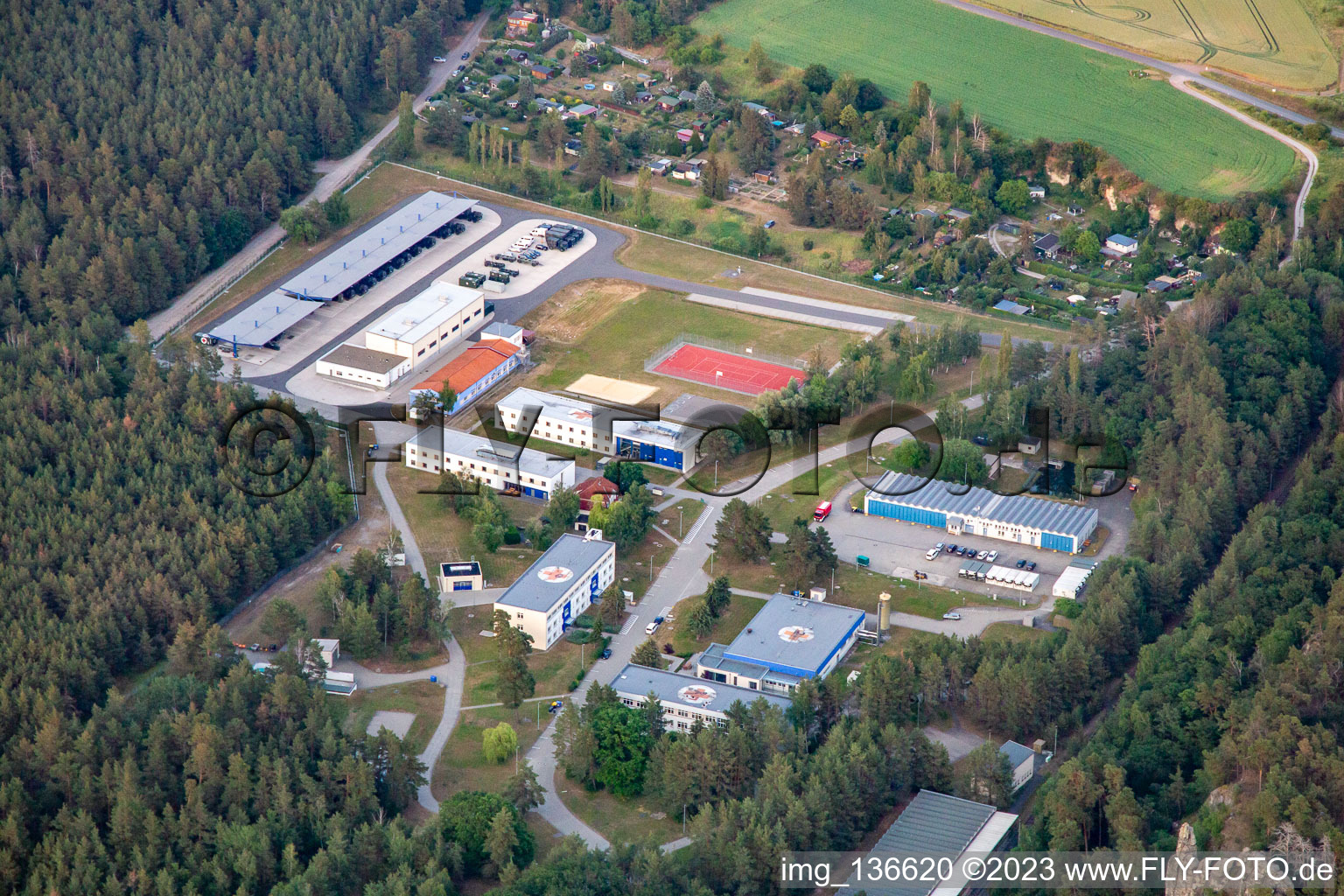 Feldwebel-Anton-Schmid-Kaserne in Blankenburg im Bundesland Sachsen-Anhalt, Deutschland
