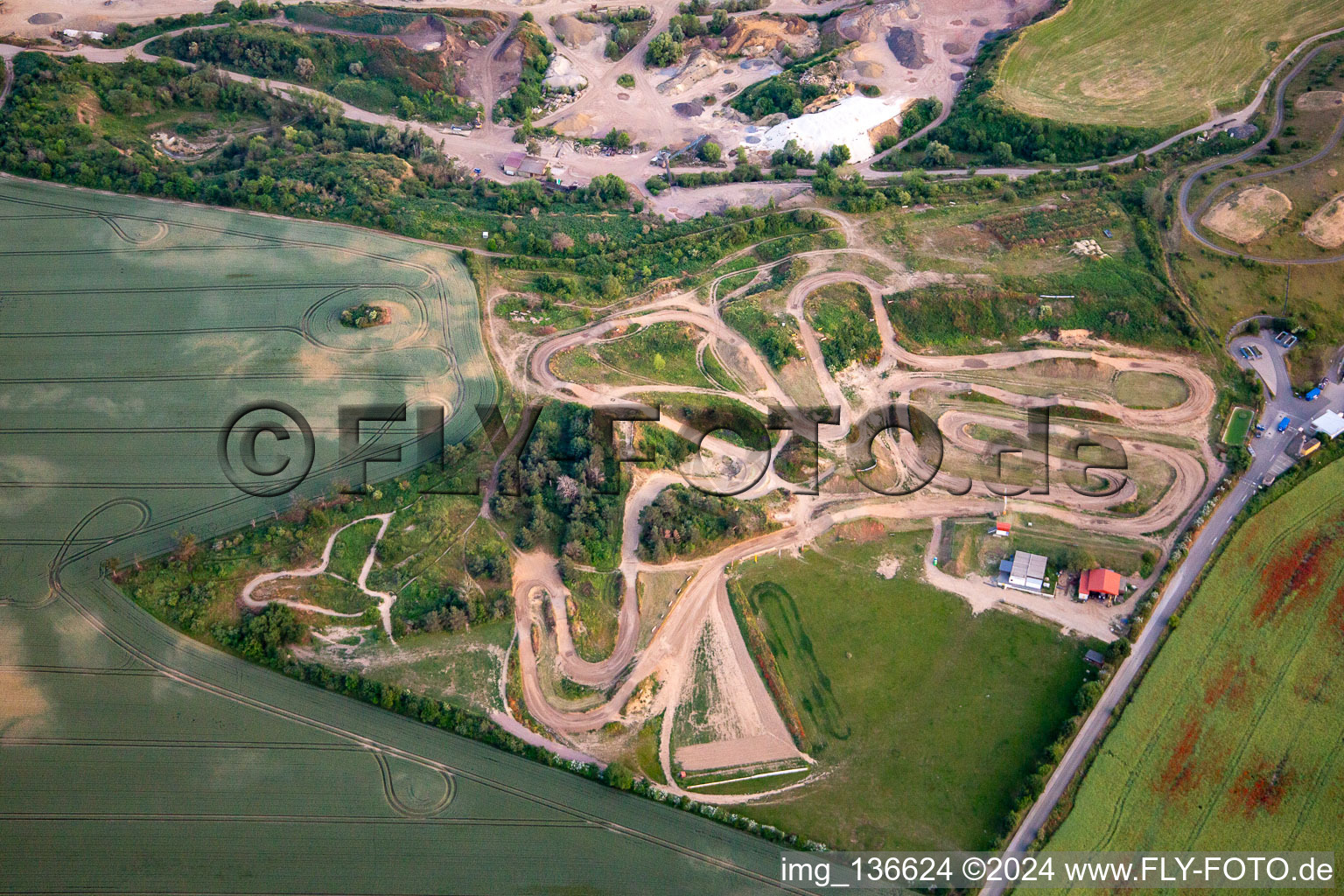 Motocross Strecke Westerhausen in Thale im Bundesland Sachsen-Anhalt, Deutschland