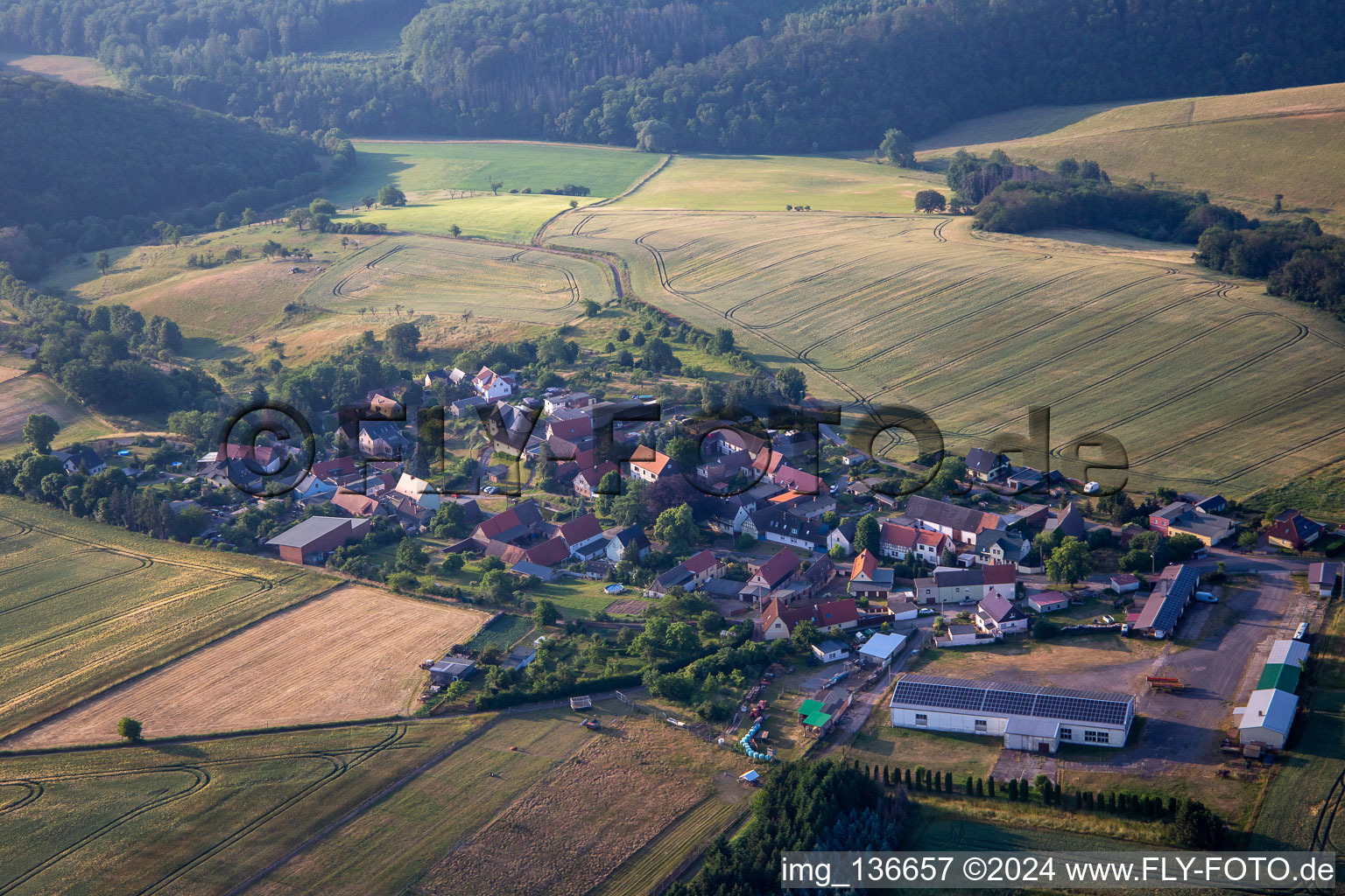 Ortsteil Piskaborn in Mansfeld im Bundesland Sachsen-Anhalt, Deutschland