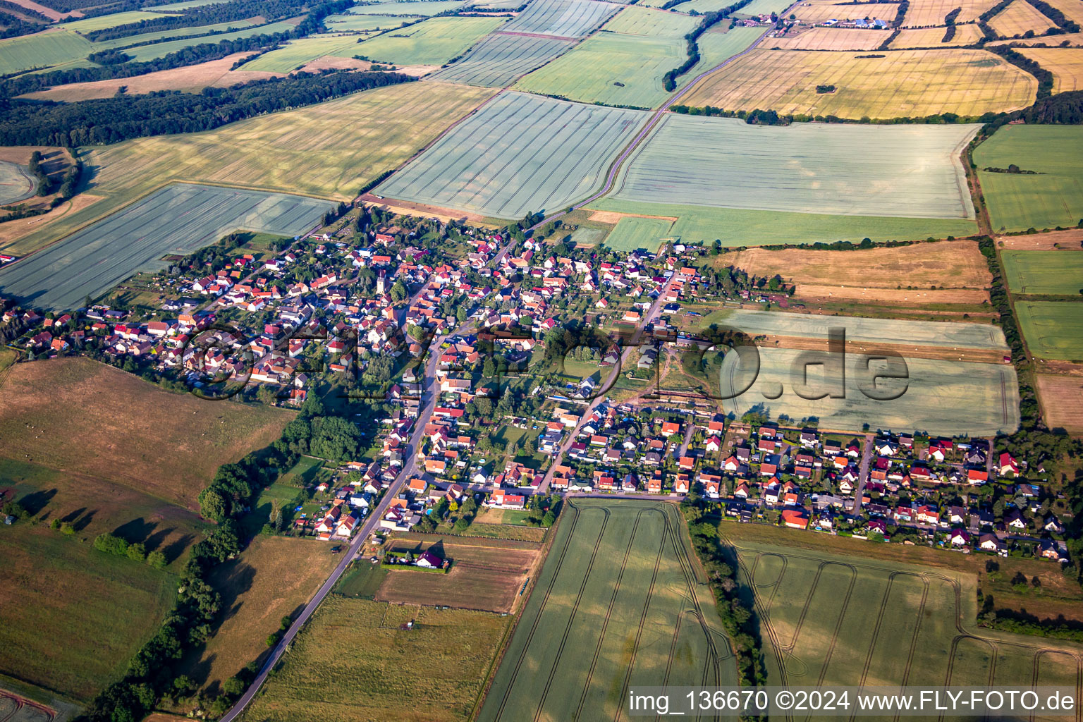 Ortsteil Lengefeld in Sangerhausen im Bundesland Sachsen-Anhalt, Deutschland