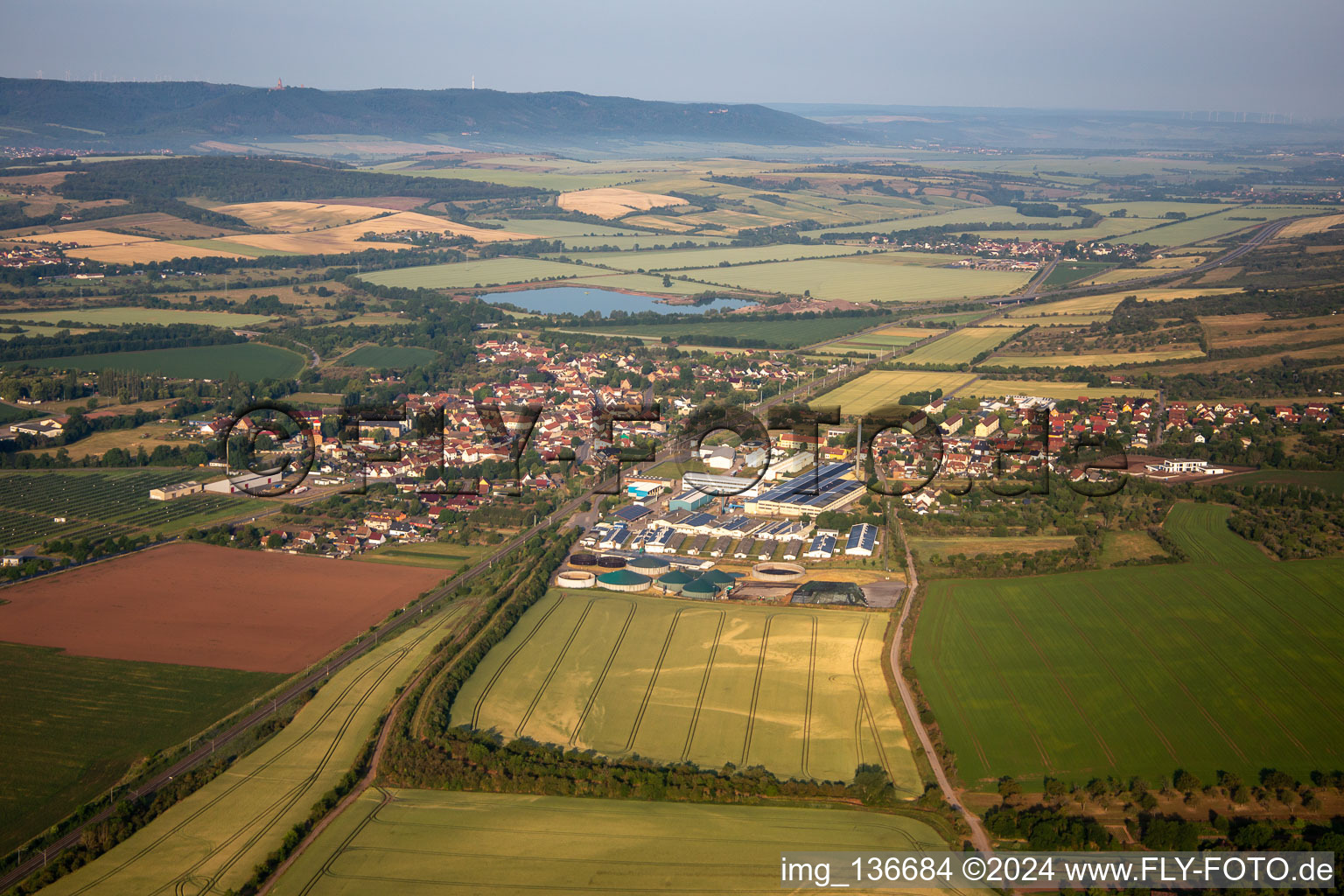 Wallhausen im Bundesland Sachsen-Anhalt, Deutschland