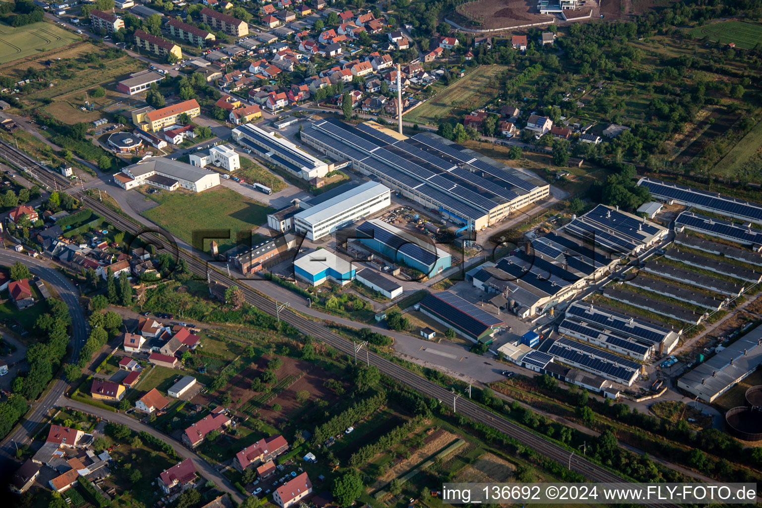 Luftbild von WM Agrar - Landwirtschaft Wallhausen GmbH & Co.KG im Bundesland Sachsen-Anhalt, Deutschland