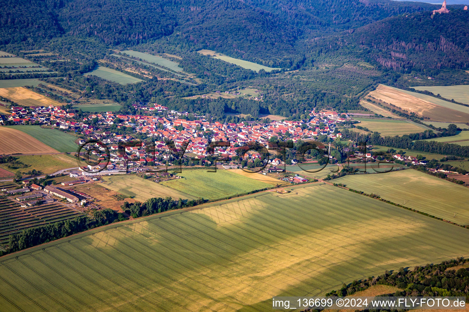 Ortsteil Tilleda in Kelbra im Bundesland Sachsen-Anhalt, Deutschland