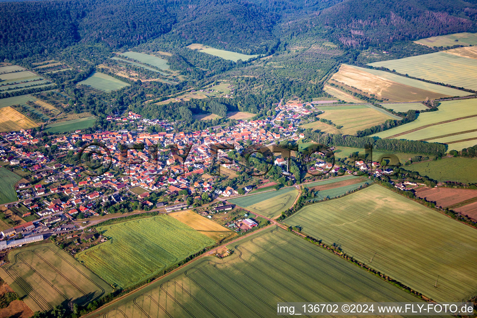 Unterm Kyffhäuser im Ortsteil Tilleda in Kelbra im Bundesland Sachsen-Anhalt, Deutschland