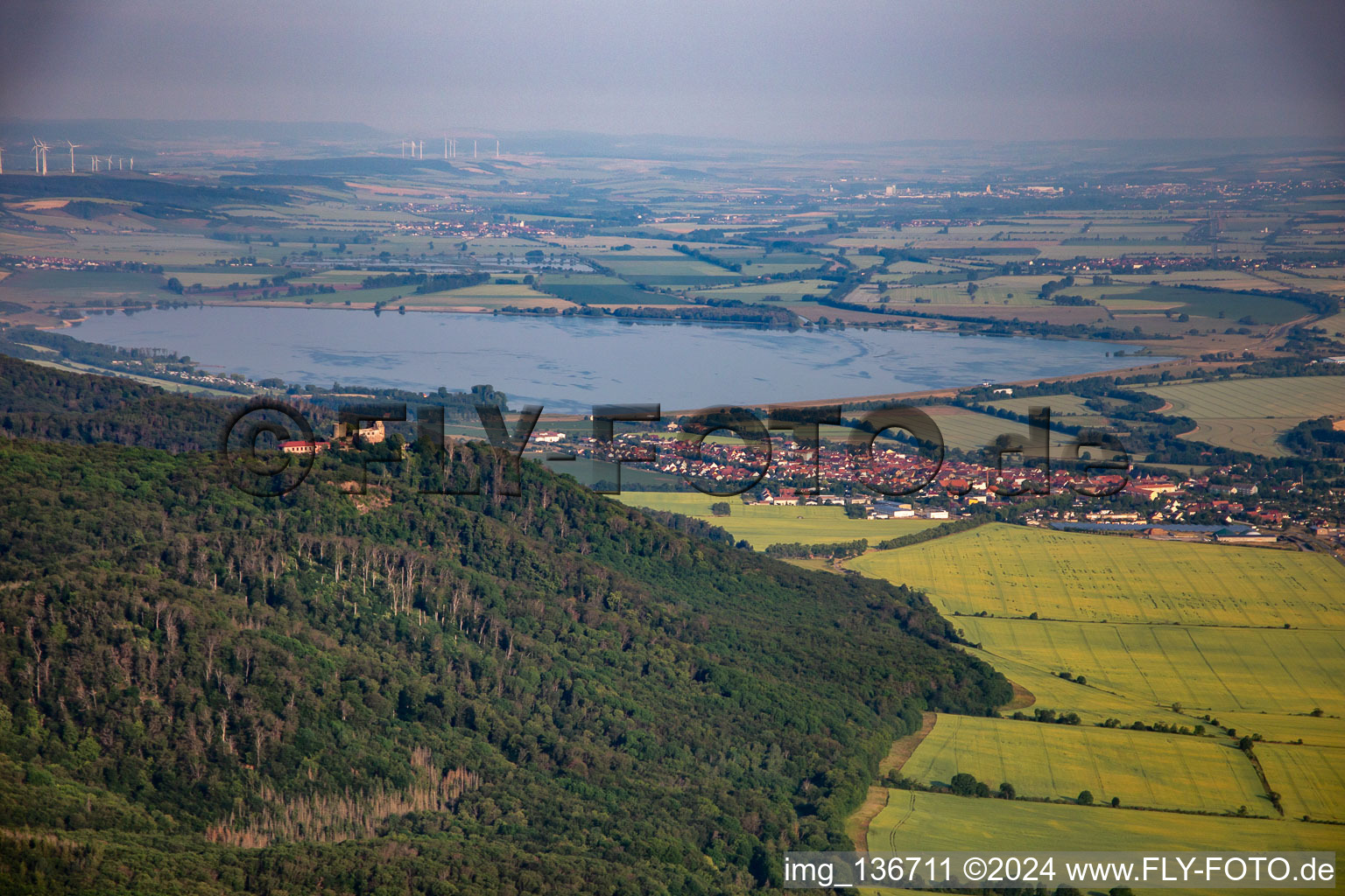 Talsperre Kelbra im Bundesland Sachsen-Anhalt, Deutschland