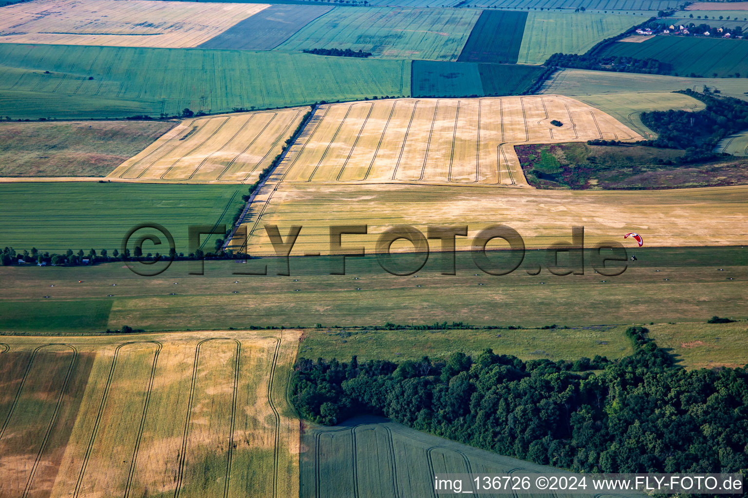 Aeroclub "Hans Grade" e.V im Ortsteil Udersleben in Bad Frankenhausen im Bundesland Thüringen, Deutschland