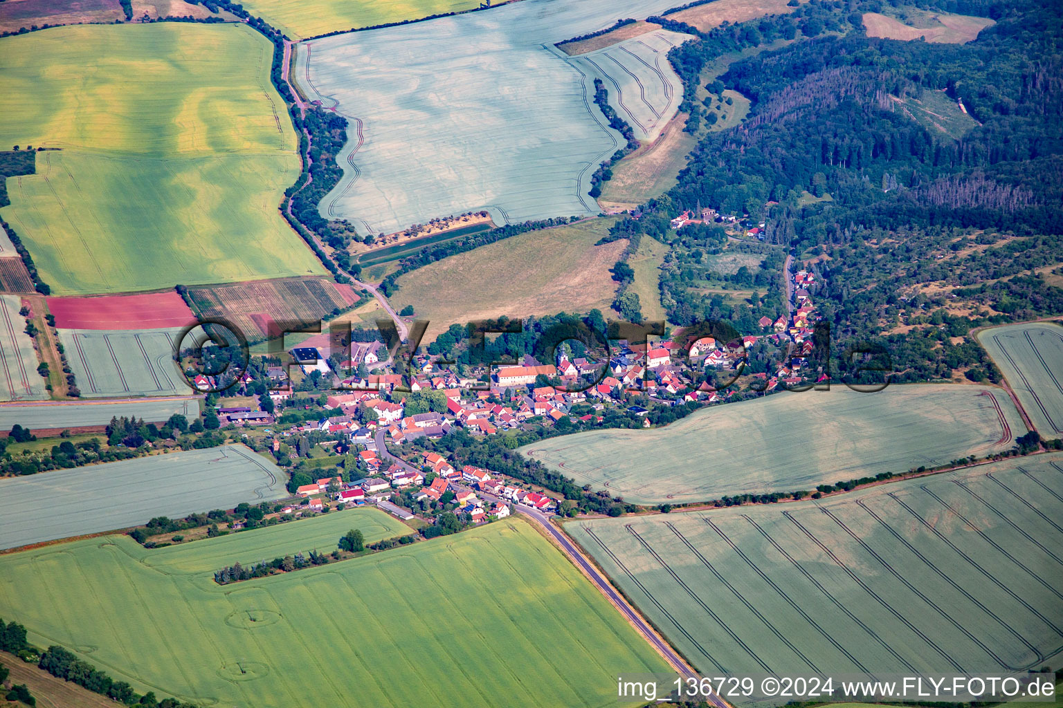 Ortsteil Wickerode in Südharz im Bundesland Sachsen-Anhalt, Deutschland