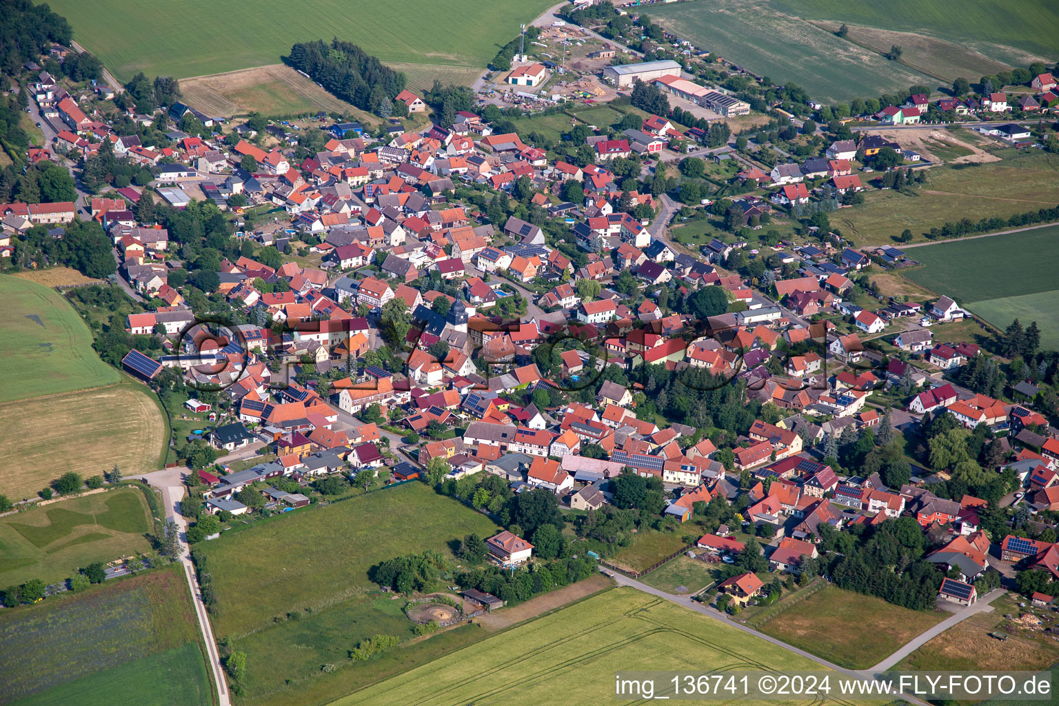 Oberdorf im Ortsteil Dankerode in Harzgerode im Bundesland Sachsen-Anhalt, Deutschland